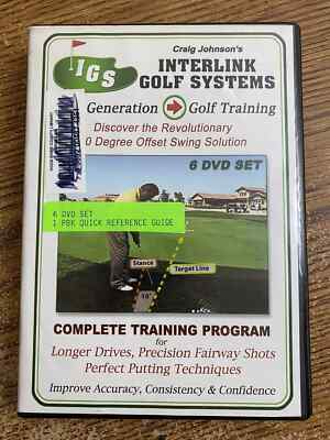 Interlink Golf Systems Complete Training Program DVD No Reference Guide
