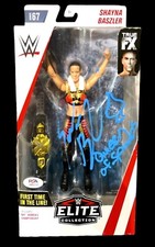 WWE SHAYNA BASZLER SIGNED ELITE SERIES 67 TOY FIGURE WITH PROOF AND PSA COA RARE