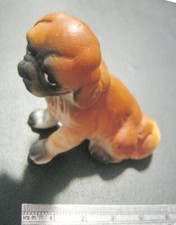 Vintage Boxer Porcelain Dog Figurine and Mini-Gift craft Made in Japan