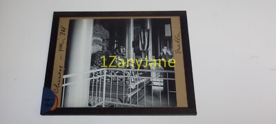 E04 Glass Magic Lantern Slide CHICAGO'S WORLD FAIR 1933-34 CHINA FAIR 34