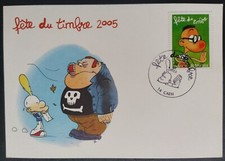 CARTE PREMIER JOUR JOURNÉE  TIMBRE TITEUF N° 3752 OBLITÉRÉ CAEN 2005