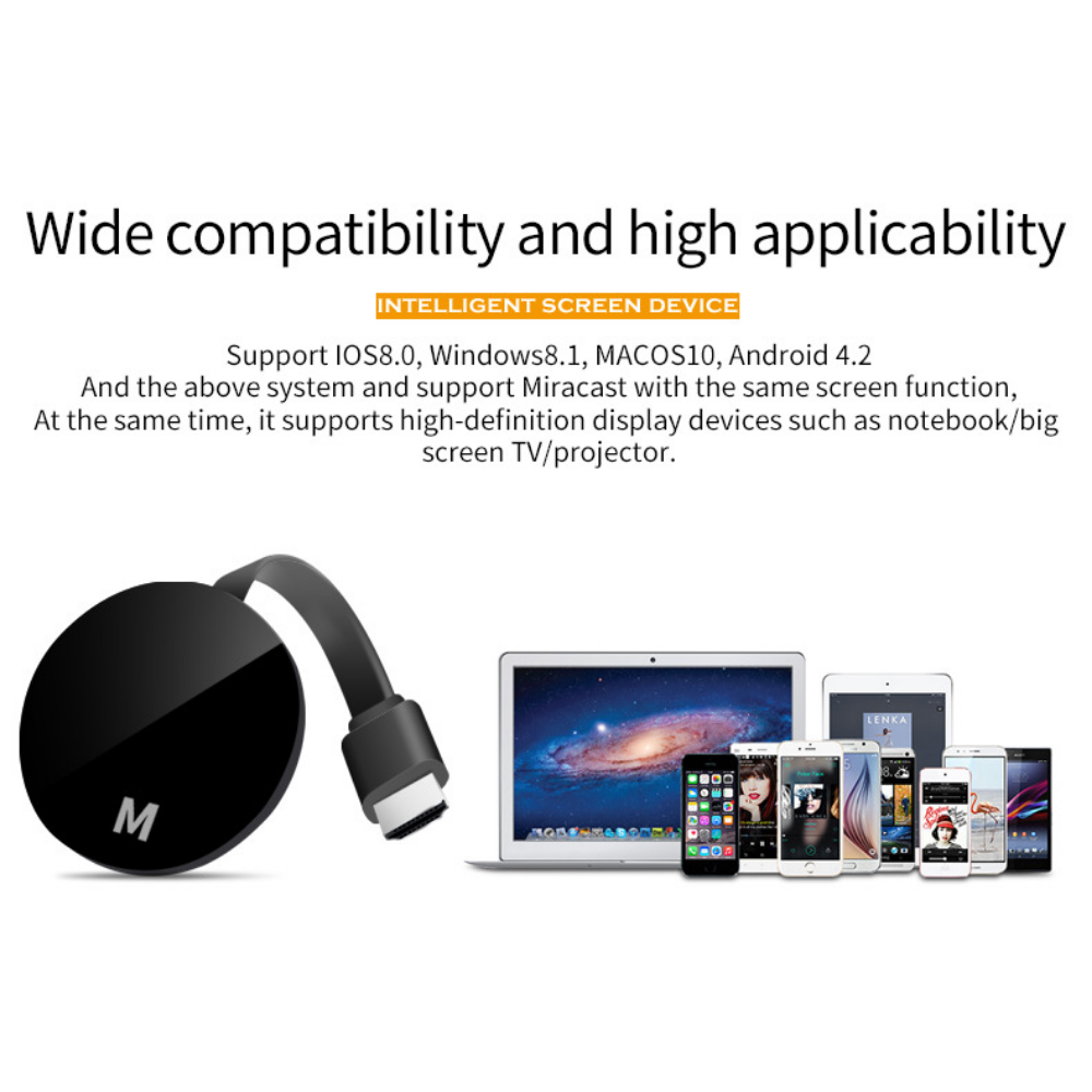 Wireless HDMI Display Adaptateur, Miracast Dongle Duplicateur