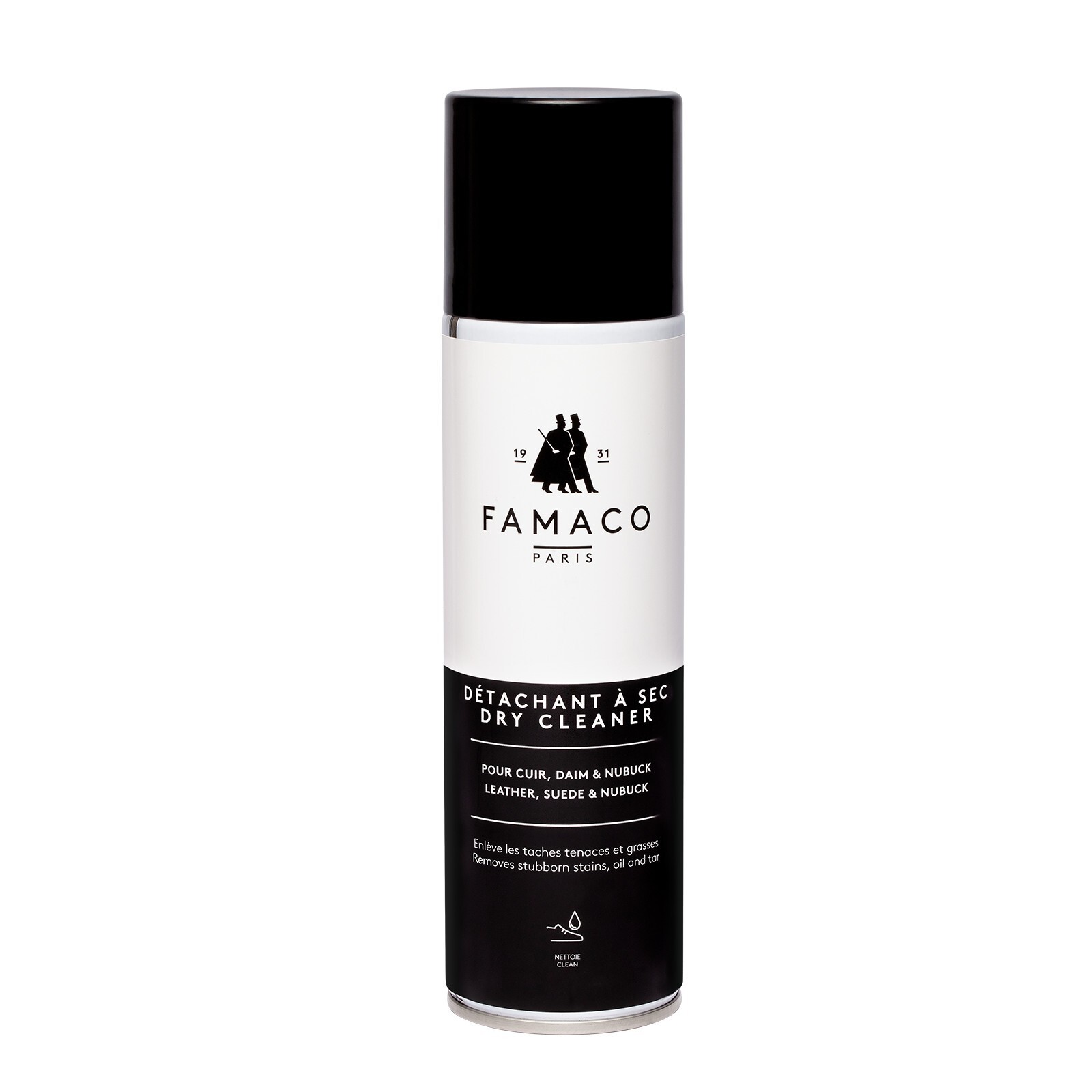 Famaco Fa Det Dry Clean Suede Leather Cleaner Nubuck Stains Oil Remover Spray