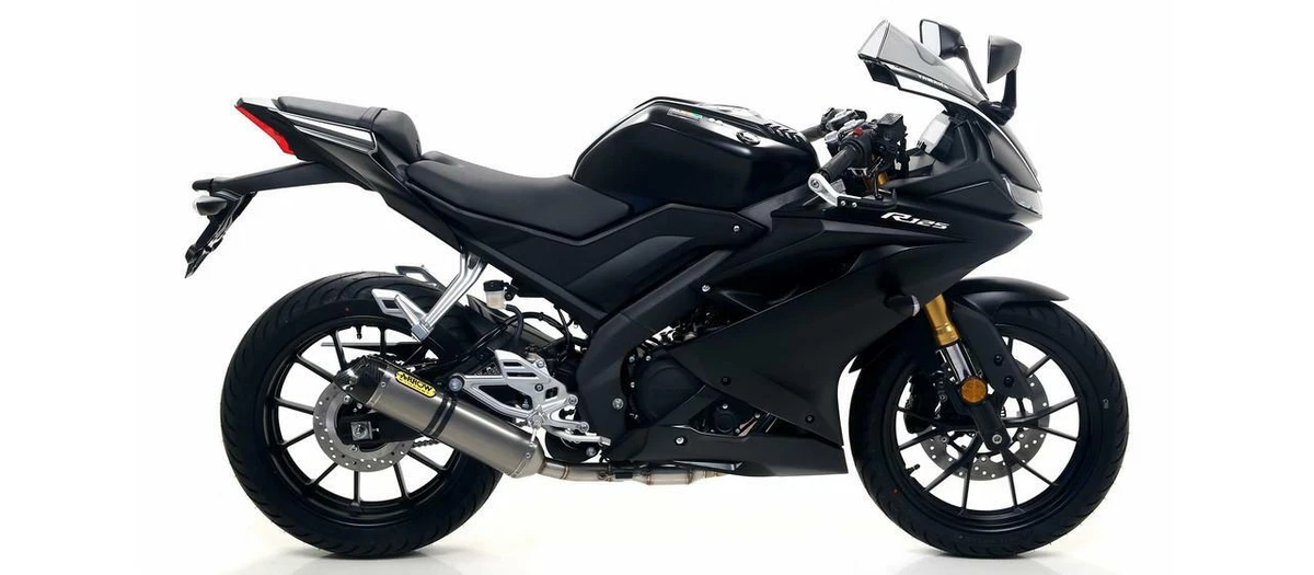 Yamaha YZF R125 2021 21 Arrow De CAT Full Exhaust Titanium