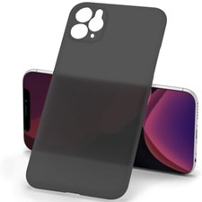 iPhone 11 Pro Minimalist 0.3mm Thin Phone Case Cover Skin Mask Black Colour Gift