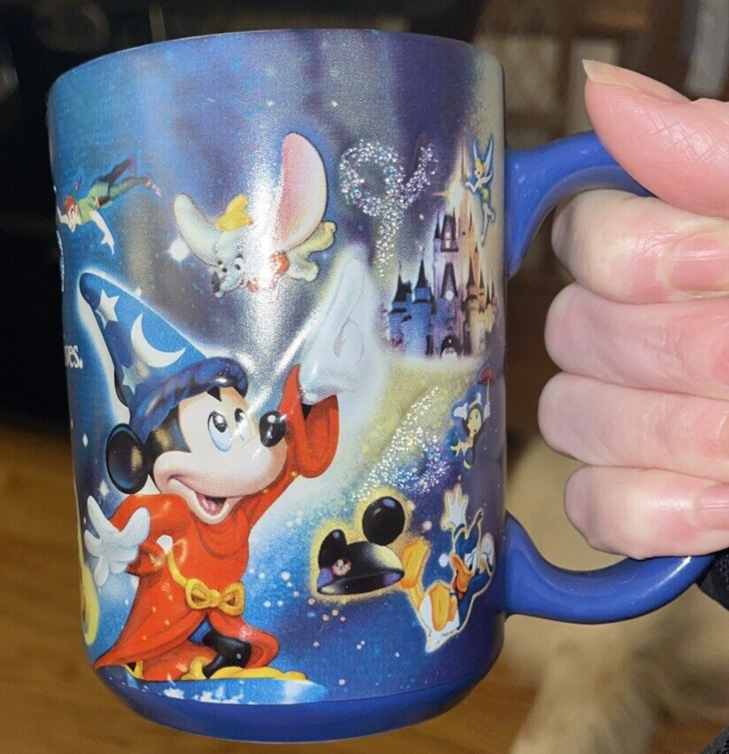 Walt Disney World "Where Magic Lives" 3D Mug Mickey the Sorcerer 16 oz.