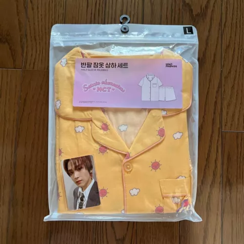 NCT HAECHAN SANRIO SPAO PAJAMAS SET PHOTOCARD 127 DREAM OFFICIAL SIZE-L KPop