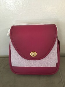 coach turnlock flap square pouch