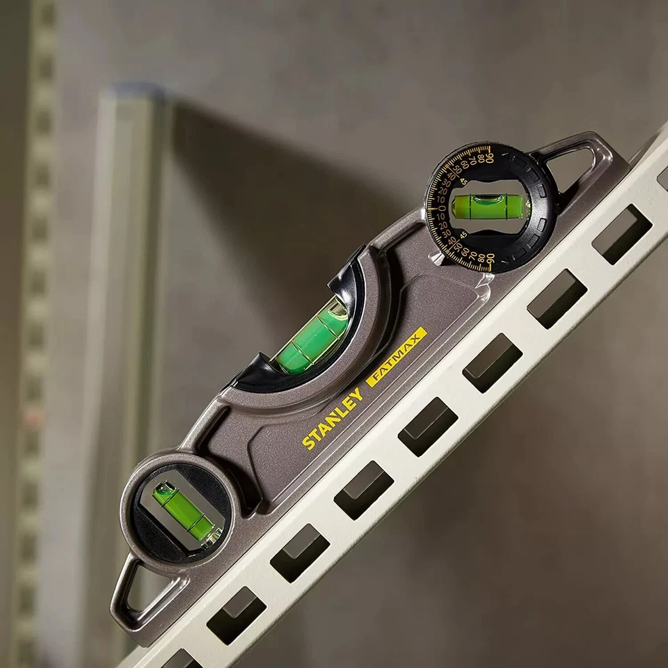 STANLEY 43-609I 9-inch Aluminium Fatmax Xtreme Magnetic Torpedo Level Premium - Image 2 of 4