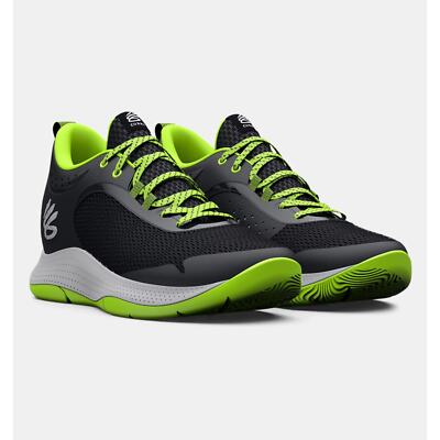 Under Armour 3Z6 Steph Curry Basketball Shoes Black/Green Men's