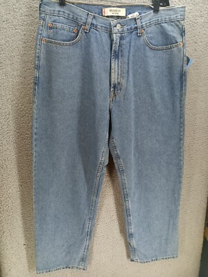 Vintage Levi's 550 Jeans Relaxed Fit Light wash Mexico Deadstock NWT Fit 40x30