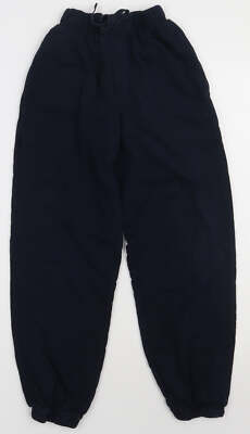 Marks & Spencer Jungen Jogginghose blau Kokosmischung Größe 9 Monate zum Binden