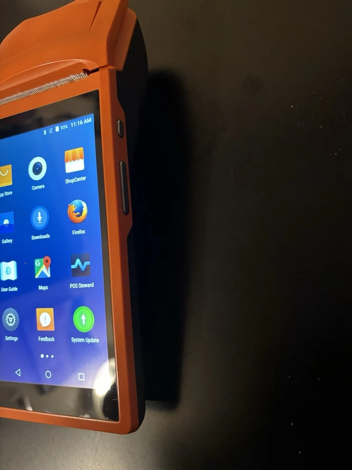 Принтер чеков POS, ОС Android 8.1 мобильный POS, 58 мм принтер чеков, 5,45 дюйма Touc - Изображение 2 из 4