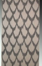 11 Yard HAND MADE UZBEK Natural 100 COTTON IKAT FABRIC 8566