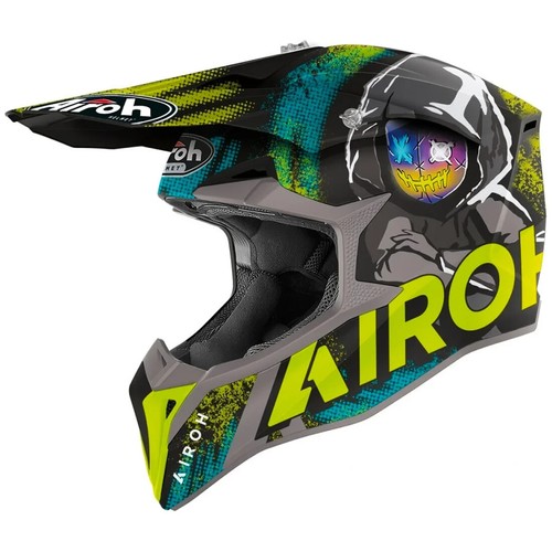 CASCO AIROH WRAAP ALIEN YELLOW MATT tg M - Bild 2 von 2
