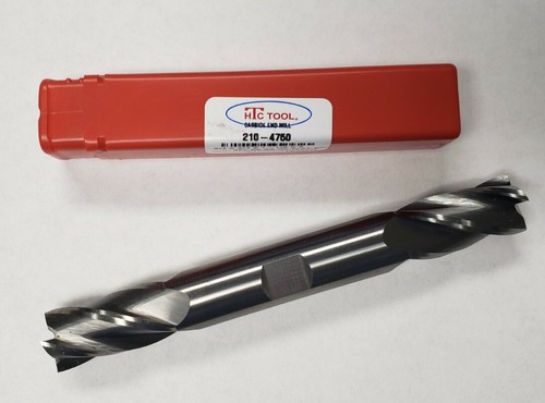 End Mill 3/4 × 3/4 × 1 -1/2 × 6 Carbide 4FL DE HTC# 210-4750 - Picture 2 of 2