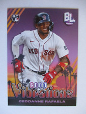 2024 Topps Big League Ceddanne Rafaela RC Good Vibrations Insert Red Sox Rookie