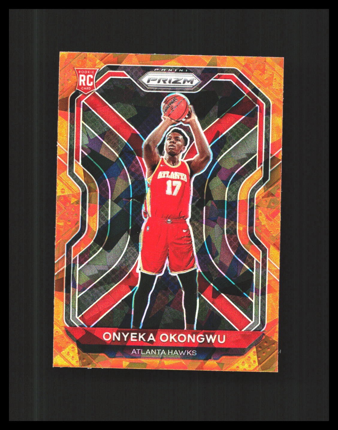 2020-21 Onyeka Okongwu Panini Prizm - #260 Orange Ice - S1B1R1L11C9
