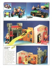 2007 Action Figure Toy PRINT AD ART - Bill & Ted's Historical Playset RETRO