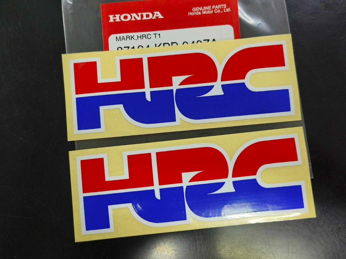 HONDA cb400sf nc39 タンク HRCロゴ 2Pc FOR HONDA HRC STICKERS DECALS EMBLEM FAIRING BODY 38x110mm CB