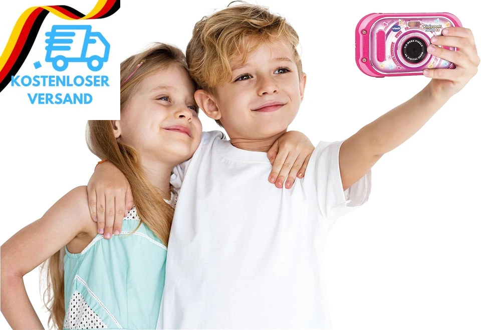 Vtech 80-163554 Kidizoom Touch 5.0 Pink Kinderkamera; Digitalkamera Für Kinder; - Bild 2 von 4
