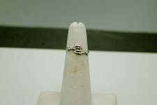 STERLING SILVER SHINING DOLPHIN STYLE BAND RING 3.25 FMK612