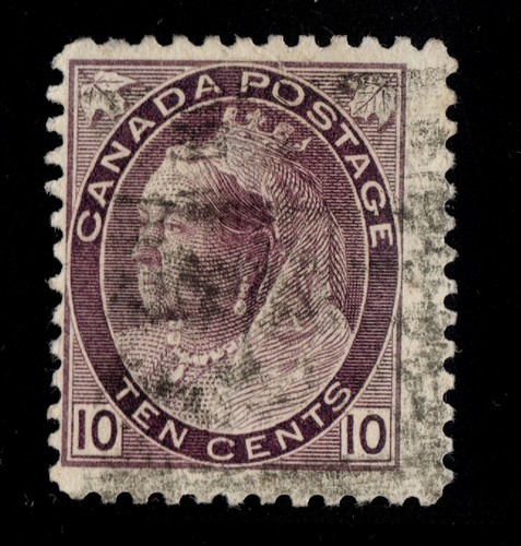 #83 Numeral 10c Canada used