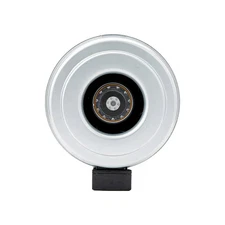 Fantech Inline Centrifugal Duct Fan,10 In. Dia. 45019 Galvanized Steel