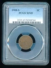 1908-S US Indian Head Cent - PCGS XF45