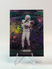 2024 Panini Prizm - Marvin Harrison Jr  - Fireworks - GREEN - #20