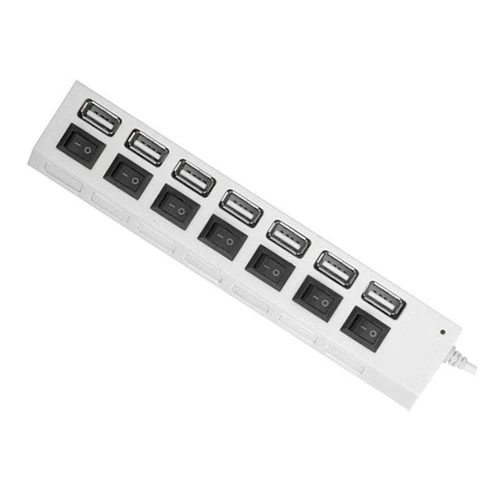 USB-Hub 2.0 USB-Splitter Multi-Hub-Adapter USB-Netzteil mit Mehreren Anschl5316