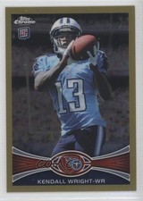 2012 Topps Chrome Gold Border Refractor 4/50 Kendall Wright #212 1j6