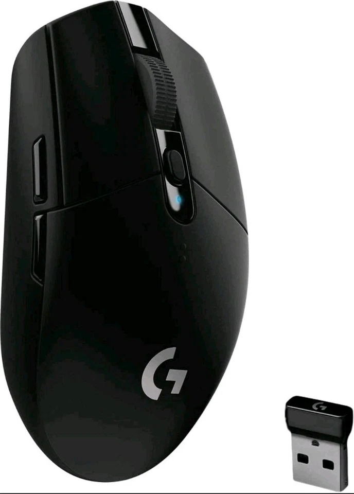 Logitech G305 LIGHTSPEED Wireless Gaming Mouse, Hero 12K Sensor - Black - Image 3 of 4