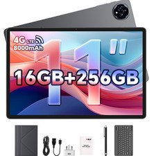 11.1 inch Android Tablet 24 256GB IPS Touchscreen Octa-core Processor Wi-Fi 6