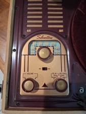Reproductor de discos Silvertone vintage
