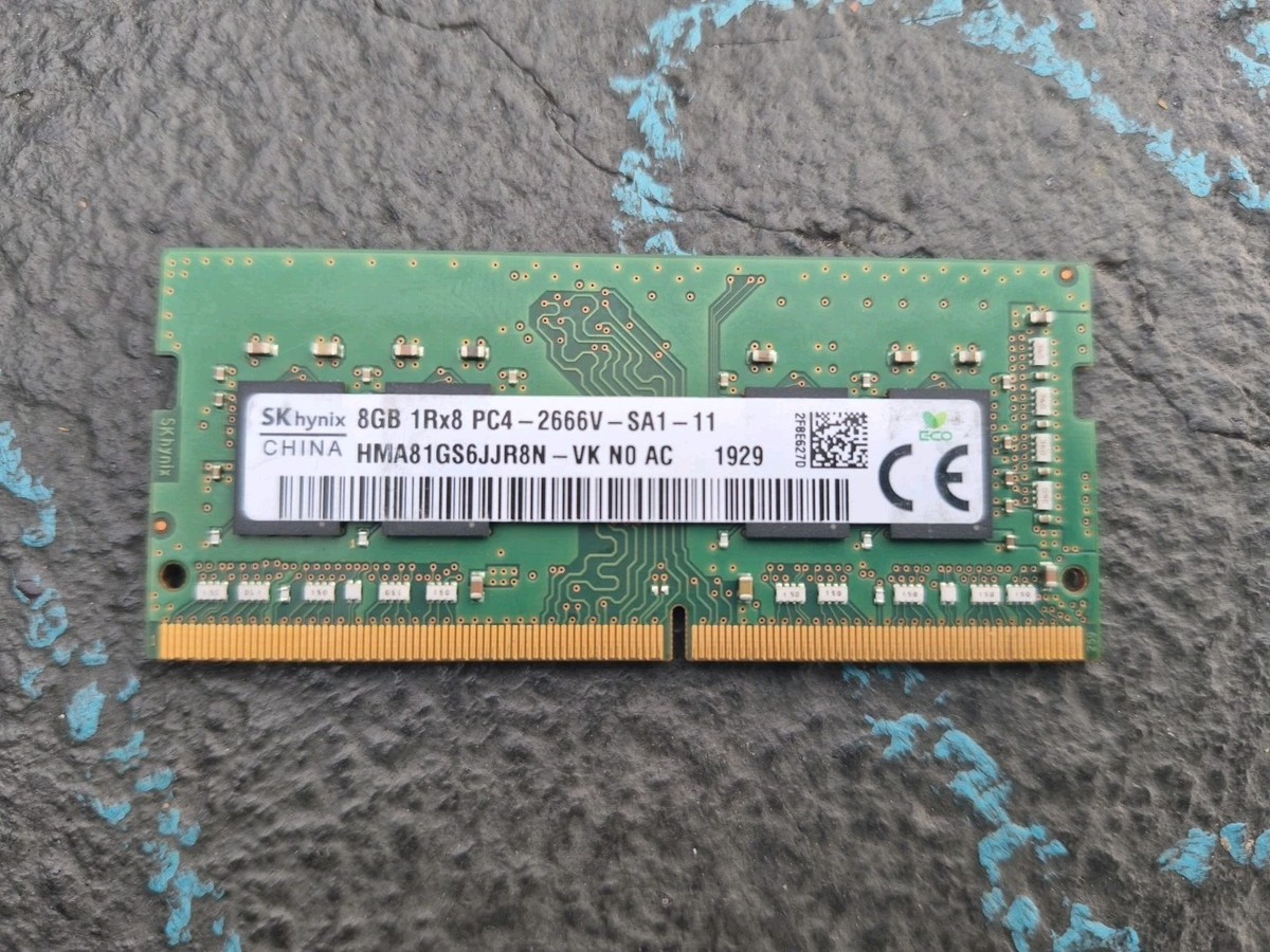 SK hynix 8GB DDR4-2666 DIMM メモリ　USED SK hynix 8GB DDR4 2666MHz SO-DIMM | eBay