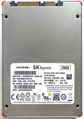SK Hynix  SC311 7mm 256GB 2.5  SATA SSD HFS256G32TNF-N2A0A BB D P/N: 0H4G39