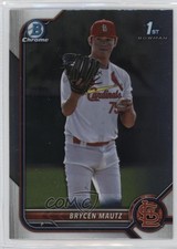 2022 Bowman Draft Chrome Brycen Mautz #BDC-124 0b3
