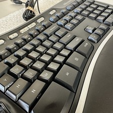 Microsoft Natural Ergonomic Keyboard 4000 v1.0 KU-0462 Wired USB TESTED 1