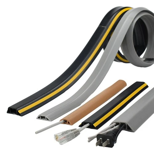 Low Profile Floor Cable Protector Perfect for Light to Moderate Traffic Areas