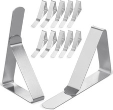 Clipra 12 Pack Silver S (for 1 ~ 1.8inch), 12 S 1 ~ 1.8inch)