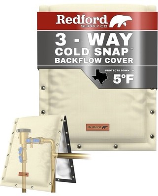 Redford Supply Co. Cold Snap (5°F) Backflow Preventer Insulation Cover