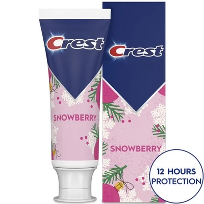 Crest Holiday Edition Snowberry Zahnpasta, 4,1 oz (116 g) - Bild 1 von 4