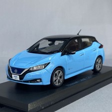 Mini Car Nissan Leaf 2018 Blue 1/43 Scale Box Display Diecast Vol 320 KU26L320S
