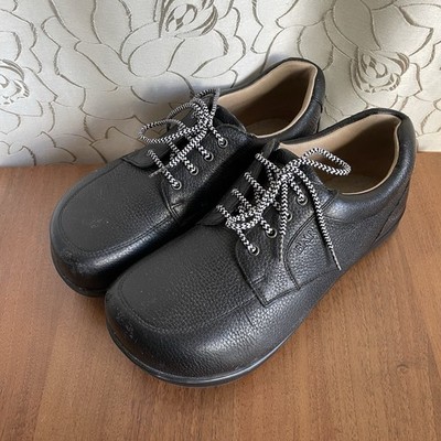Men s Lace Leather Shoes Wide Comfort Bar Helvesko/ Dansko Style EUR 44 Us 10