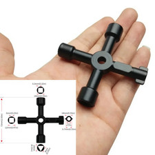 Llave Interruptor Cruzado 4 en 1 Multifunción Electricista Fontanero Utilidad Universal S