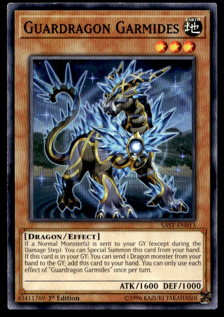 Guardragon Garmides Savage Strike SAST-EN013 MP YuGiOh TCG