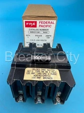 Federal Pacific NB231100 100 Amp 3 Pole Circuit Breaker FPE Bolt On 240V — NEW