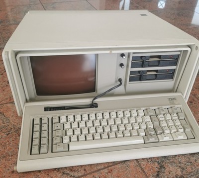 IBM PC Portable Model 5155 8088 Twin Floppy Exc Cosmetic Condition