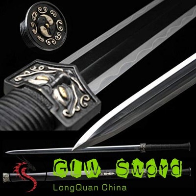  Moyu God Beast Sword T10 Steel Blade w Clay Tempered Hand Polishing Sharp 